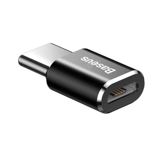 Adapter Baseus Micro USB do USB Type-C - czarny