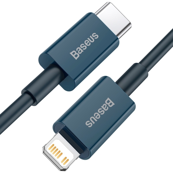 Kabel USB-C do Lightning Baseus Superior Series, 20W, PD, 2m (niebieski)