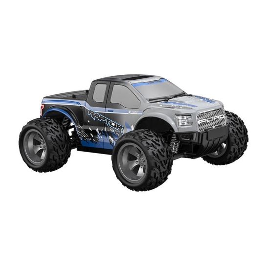 Samochód zdalnie sterowany RC na pilota z LED 1:18 Double Eagle (niebieski) Ford F-150 Raptor E338-003