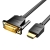 Kabel HDMI do DVI (24+1) Vention ABFBI 3m, 4K 60Hz/ 1080P 60Hz (Czarny)