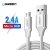 Kabel USB do Micro USB UGREEN US290 QC 3.0 2.4A 2m (biały)