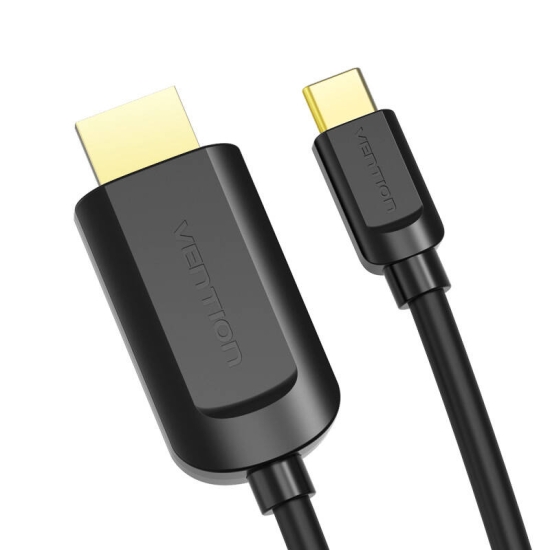 Kabel USB-C do HDMI 1.4 Vention CGUBG 4K 30Hz 1,5m (czarny)