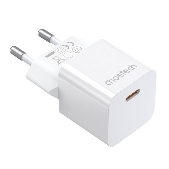 Ładowarka sieciowa Choetech PD5010, PD20W (biała)