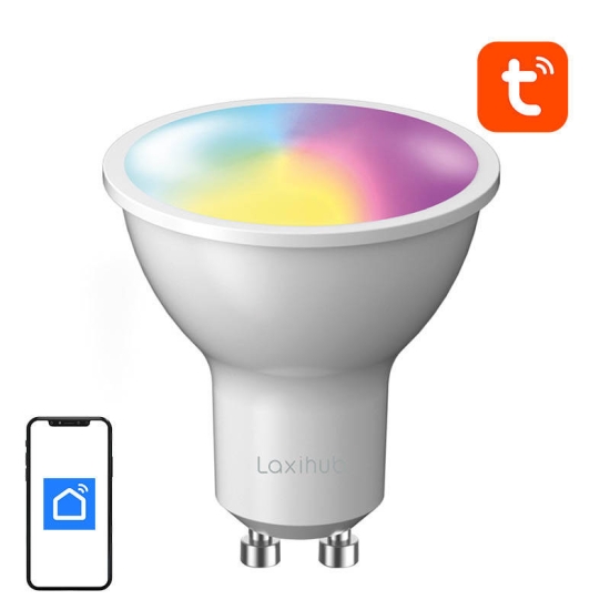 Inteligentna żarówka LED Laxihub LAGU10S Wifi Bluetooth TUYA (2 szt.)