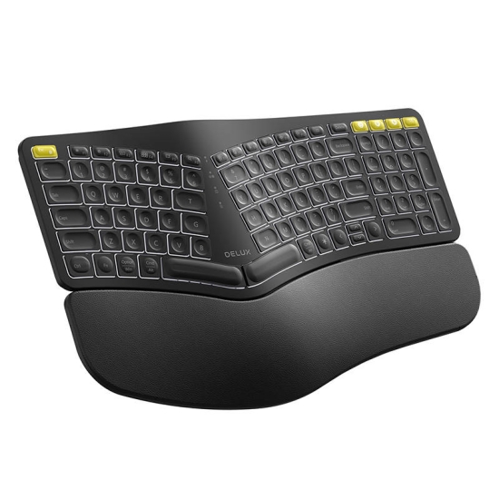 Klawiatura ergonomiczna Delux GM902PRO BT+2.4G