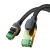 Kabel sieciowy w oplocie kat. 8 Baseus Ethernet RJ45, 40Gbps, 8m (czarny)