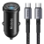 Ładowarka samochodowa McDodo CC-7493 z wyświetlaczem, USB-C, 5A, 65W + kabel USB-C 1m 100W (czarny)