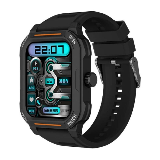 Smartwatch Blitzwolf BW-GTC3 (czarny/czarny stalowy)