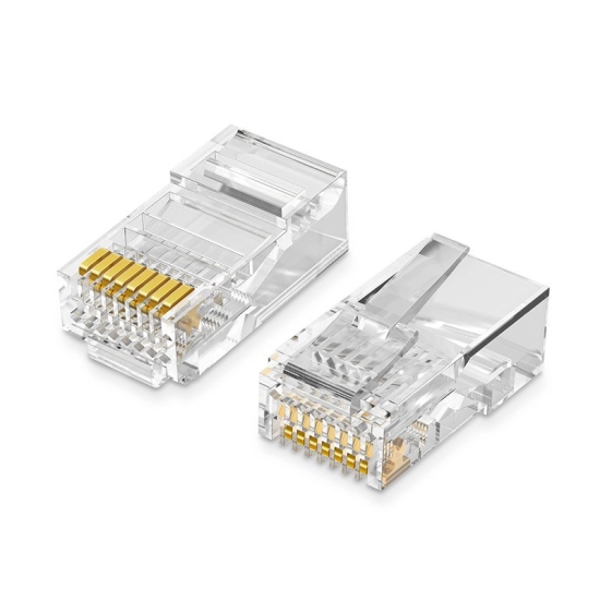 Wtyczka RJ45 UGREEN   NW110 Ethernet, 8P/8C, Cat.5/5e, UTP (50szt.)