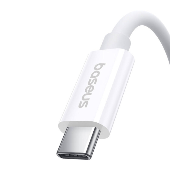 Kabel USB-C do USB-C Baseus Superior USB4, 240W, 1m (biały)