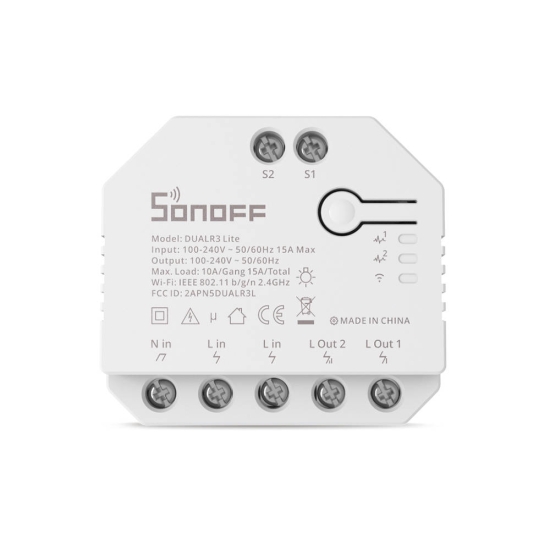 Inteligentny przełącznik WiFi Sonoff Dual R3 Lite