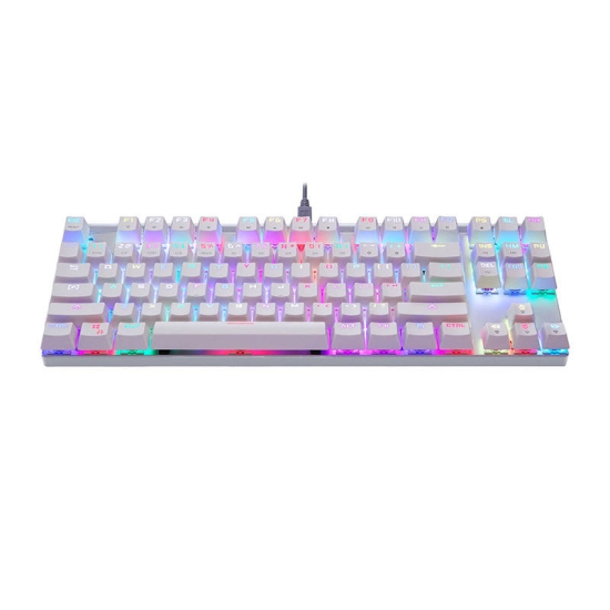 Klawiatura mechaniczna Motospeed CK101 RGB (biała)