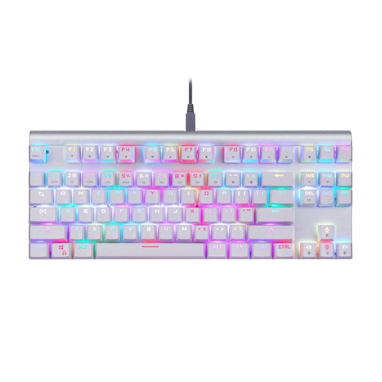 Klawiatura mechaniczna Motospeed CK101 RGB (biała)