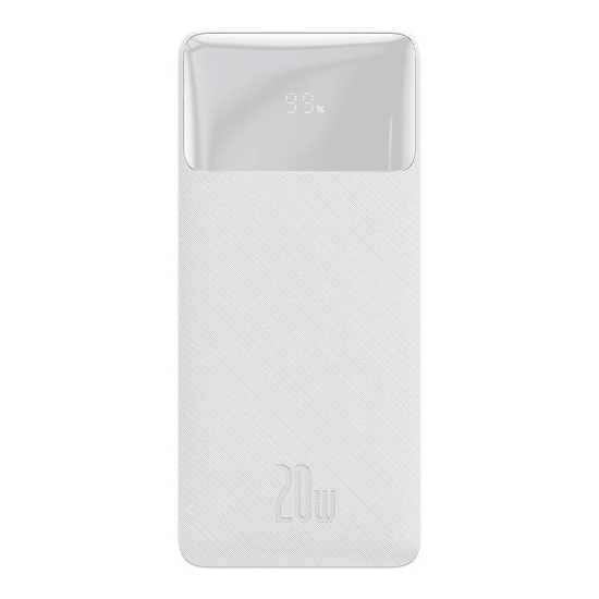 Powerbank Baseus Bipow 20000mAh, 2xUSB, USB-C, 20W (biały)