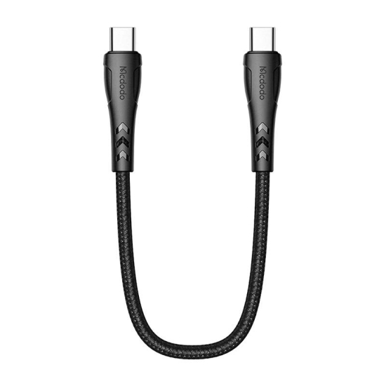 Kabel USB-C do USB-C Mcdodo CA-7640, PD 60W, 0.2m (czarny)