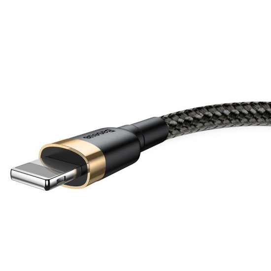 Kabel USB Lightning  Baseus Cafule 1.5A 2m (złoto-czarny)