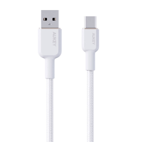 Kabel Aukey CB-NAC1 USB-A do USB-C 1m (biały)