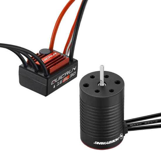 Zestaw napędowy Hobbywing QuicRun16BL30 z 2435SL 6500Kv