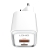 Ładowarka sieciowa LDNIO A2318C USB, USB-C 20W + Kabel USB-C - Lightning
