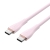 Kabel USB-C 2.0 do USB-C Vention TAWPG 1,5m, PDW 100W,  różowy silikonowy