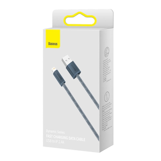 Kabel USB do Lightning Baseus Dynamic Series, 2.4A, 1m (szary)