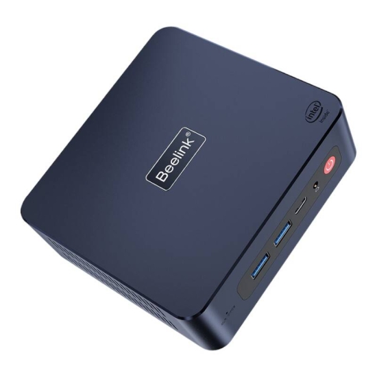 MINI PC Beelink U59 PRO Intel Celeron - N5105 16GB RAM + 500GB niebieski