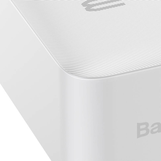 Powerbank Baseus Bipow 30000mAh, 2xUSB, USB-C, 15W (biały)