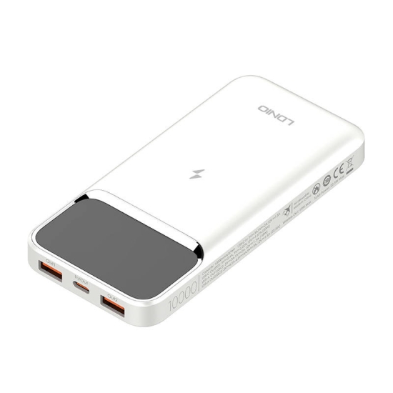 Powerbank LDNIO PQ11, 15W, 10000mah (biały)