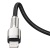 Kabel USB-C do Lightning Baseus Cafule, PD, 20W, 2m (czarny)