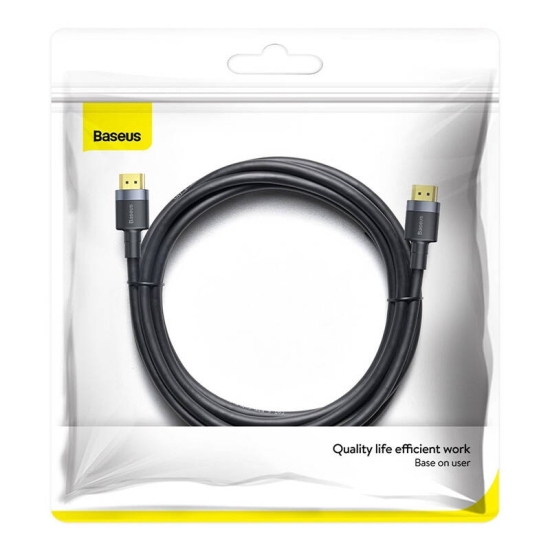 Kabel HDMI 2.0 Baseus Cafule, 4K, 3D, 1m (czarno-szary)