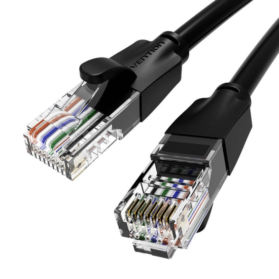 Kabel sieciowy UTP CAT6 Vention IBEBN RJ45 Ethernet 1000Mbps 15m czarny