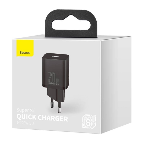 Ładowarka sieciowa Baseus Super Si Quick Charger 1C 20W (czarna)