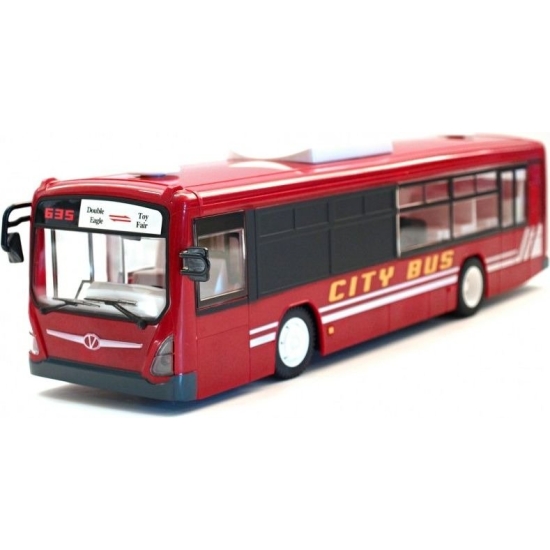 Autobus miejski zdalnie sterowany RC na pilota 1:20 Double Eagle (niebieski) E635-003