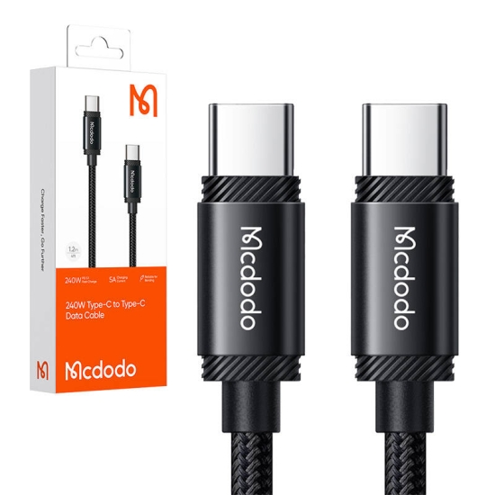 Kabel USB-C do USB-C Mcdodo CA-3680, 240W, 1,2m (czarny)