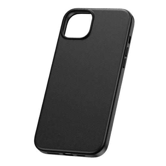 Etui na telefon iPhone15 Baseus Fauxther Series (Czarny)