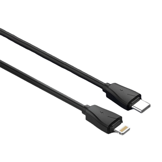 Ładowarka samochodowa LDNIO C510Q USB, USB-C + kabel USB-C - Lightning