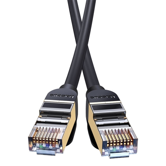 Kabel sieciowy Baseus Ethernet RJ45, 10Gbps, 15m (czarny)