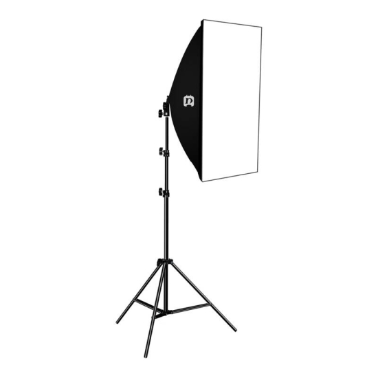 Zestaw studyjny Puluz Softbox LED 50x70cm, statyw, żarówka LED 1 szt PU5070EU