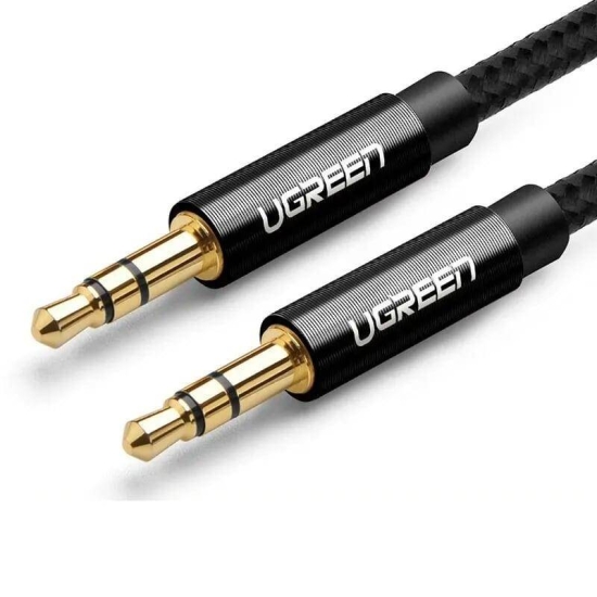 Kabel mini jack 3,5mm AUX UGREEN  AV112 1m (czarny)