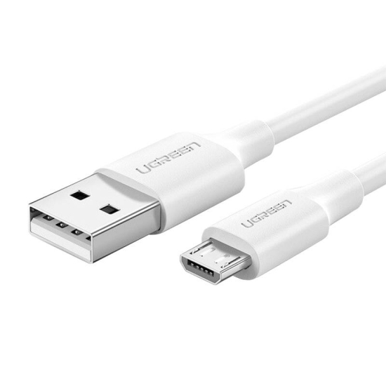 Kabel USB do Micro USB UGREEN US289 QC 3.0 2.4A 0.50m (biały)