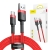 Kabel USB do USB-C Baseus Cafule 3A 0.5m (czerwony)