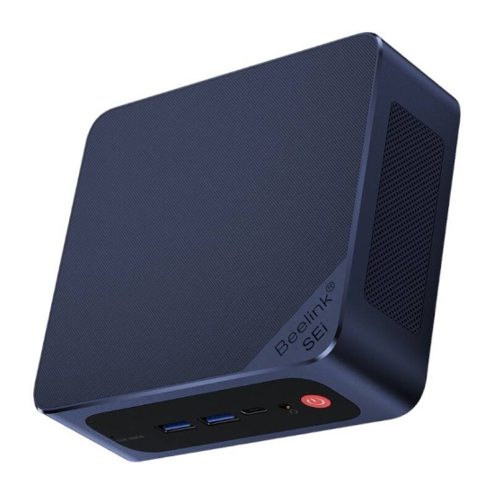 MINI PC Beelink SEi12 Intel Corei5 - 12450H 16GB RAM + 500GB niebieski