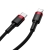 Kabel USB-C do Lightning PD Baseus Cafule, 18W, 1m (czarno-czerwony)