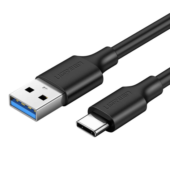 Kabel USB do USB-C 3.0 UGREEN  US184 1m (czarny)