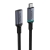 Przedłużenie kabla USB-C Baseus męski do żeński High Definition 10Gbps, 1m (czarny)