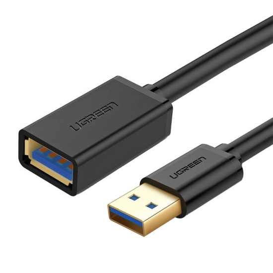 Kabel USB 3.0 przedłużający UGREEN  US129 0.5m (czarny)