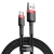 Kabel USB do USB-C Baseus Cafule 2A 3m (czerwono-czarny)