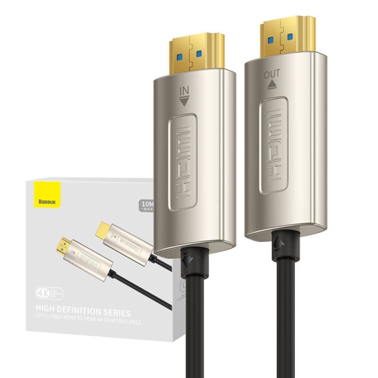 Kabel HDMI do HDMI Baseus High Definition 10m, 4K (czarny)