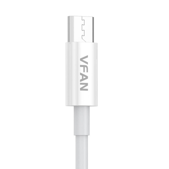Kabel USB do Micro USB VFAN X03, 3A, 1m (biały)