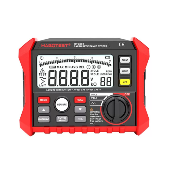 Miernik rezystancji uziemienia Habotest HT2302